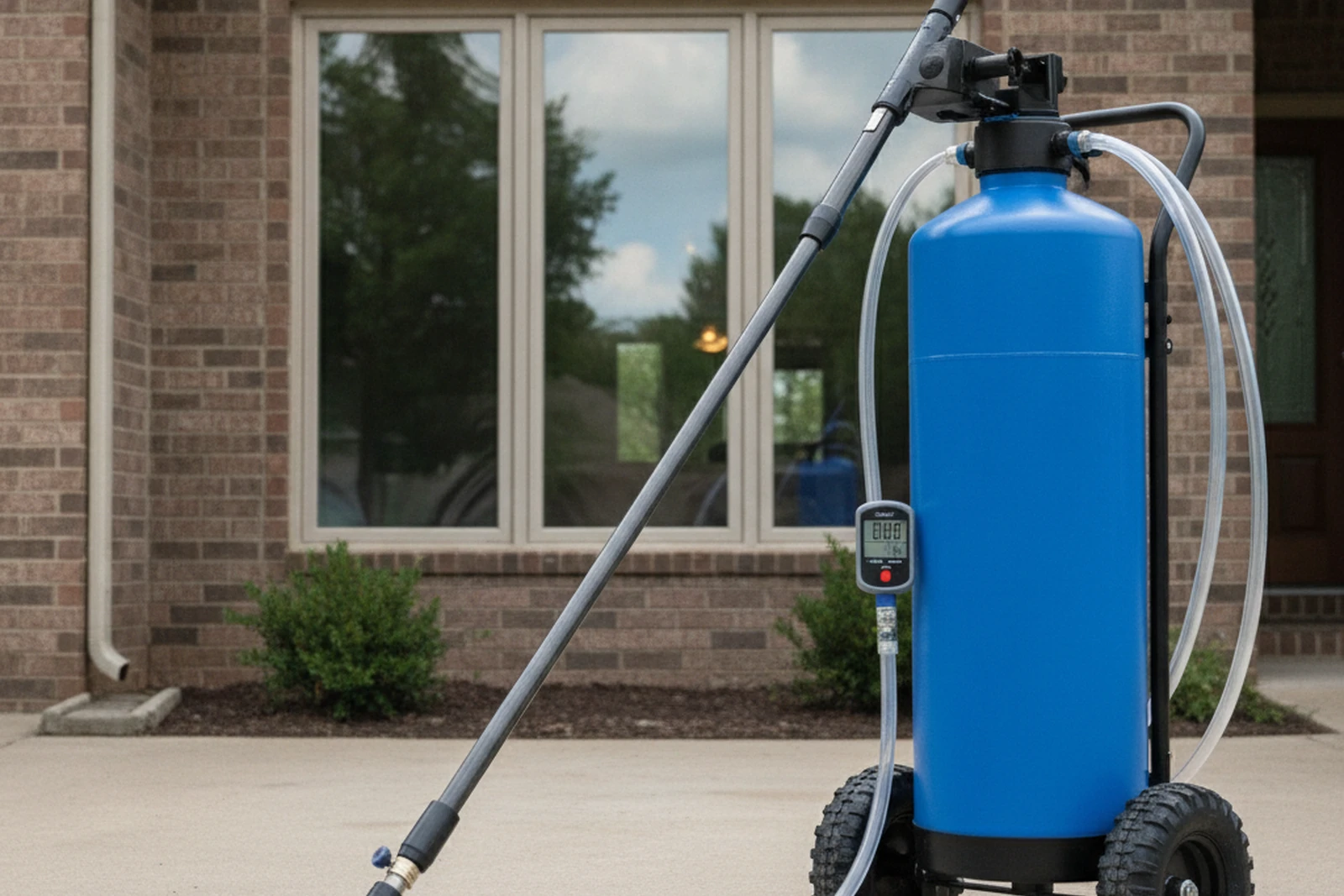 Pure water deionized system equipment window cleaning Joplin Missouri Jasper County TDS meter zero minerals spot-free Kevin